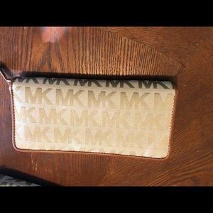 Michael Kors Bags - MK Brown and Tan Wallet Michael Kors Bags - MK Brown and Tan Wallet
